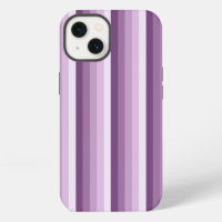 Plum purple shadow stripes Case-Mate iPhone case