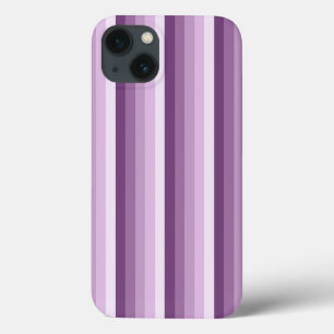 Plum purple shadow stripes Case-Mate iPhone case