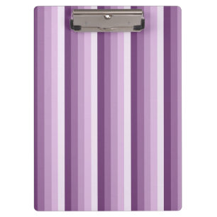 Plum purple shadow stripes clipboard