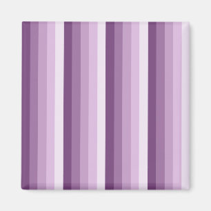 Plum purple shadow stripes magnet