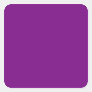 Plum Purple Square Sticker