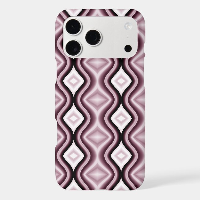 Plum Red Diamond Pattern (Back)