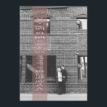 Plum Save The Date Banner | Overlay Photo<br><div class="desc">By Redefined Designs</div>