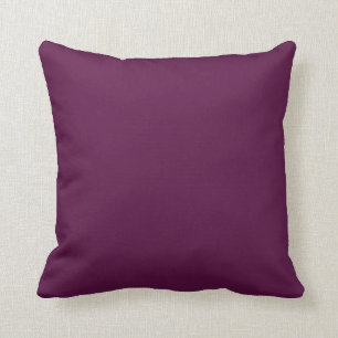 Plum (solid colour) cushion