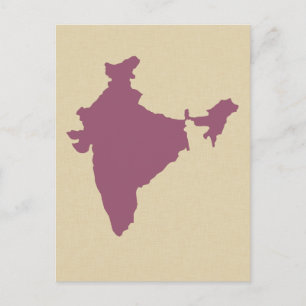 Plum Spice Moods India Postcard