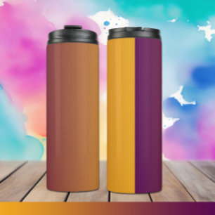 Plum Sunset Elegant Plum Orange Gradient Tumbler