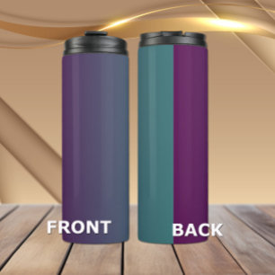 Plum Teal Ombre -  Elegant Plum Gradient Tumbler
