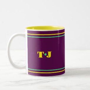 Plum Two-Tone coffee mug