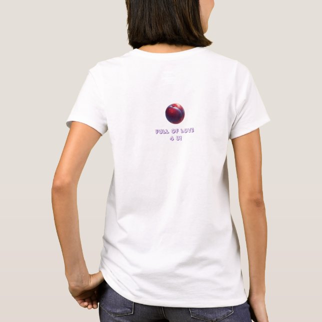 Plum Valentines T-Shirt (Back)