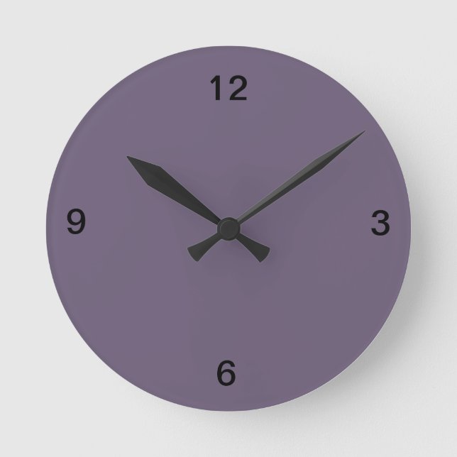 Plum Wall Clock (Front)
