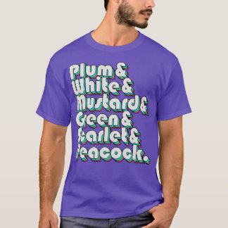 Plum White Mustard T-Shirt