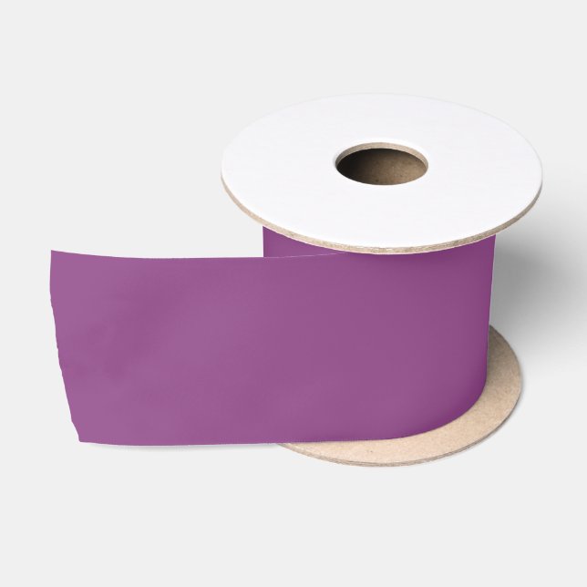 Plum Wide Satin Ribbon (Spool)
