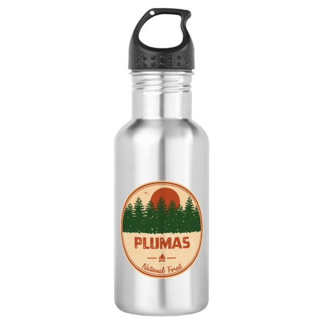 Plumas National Forest 532 Ml Water Bottle (Front)