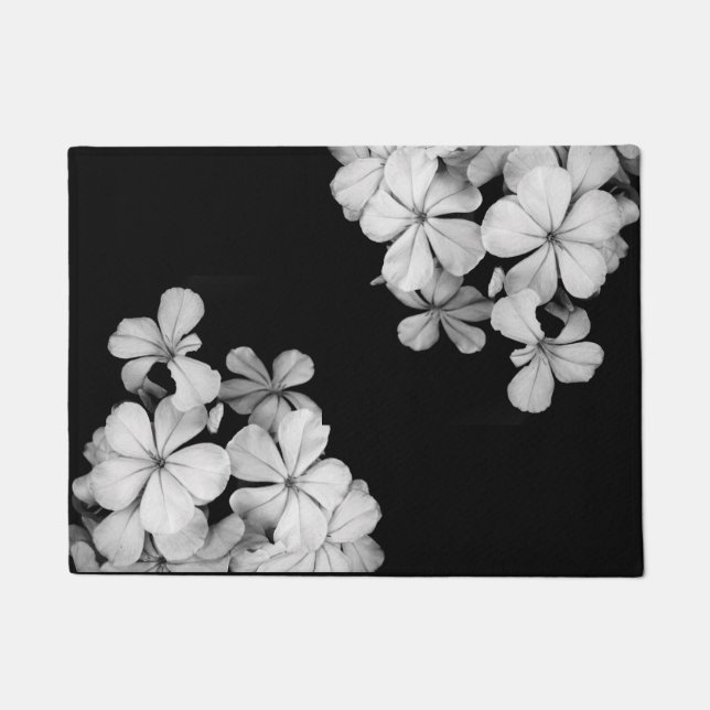 Plumbago minochrome flowers doormat (Front)
