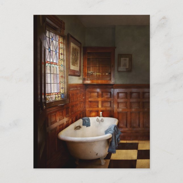 Plumber - Bath Time Postcard (Front)