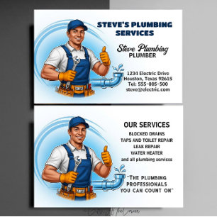 Plumber business card