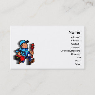 Plumber Business Card