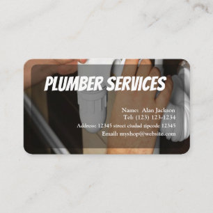 PLUMBER Business card editable
