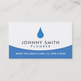 Plumber Business Cards