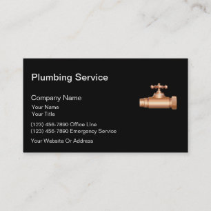 Plumber Business Cards