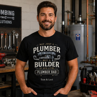 Plumber Dad Shirt | Personalised Father’s.Day Gift