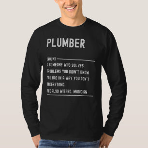 Plumber Definition Shirts Funny Job Title