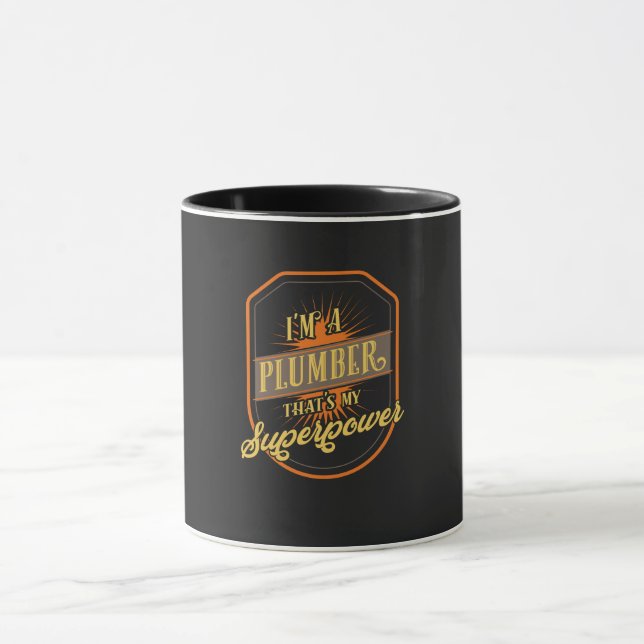 Plumber Gifts Mug (Center)