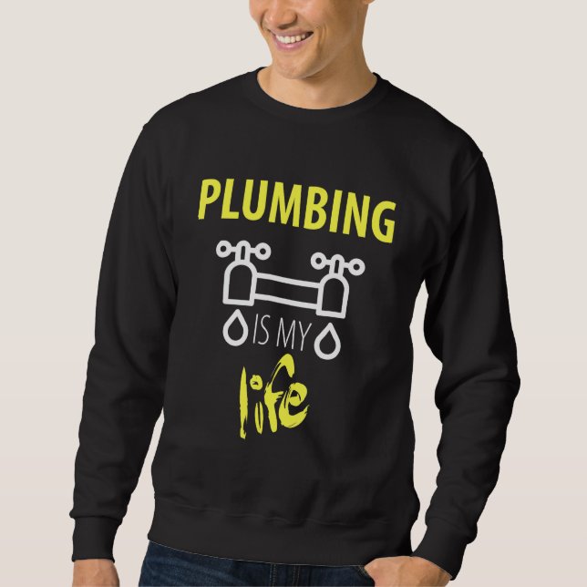 Plumber Heater Plumber Sweatshirt (Front)