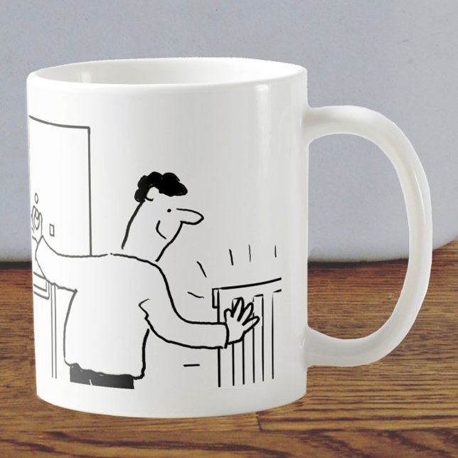 Plumber & Heating Engineer Cartoon Coffee Mug (Creator Uploaded)