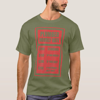 Plumber Hourly Rate Plumber Tee