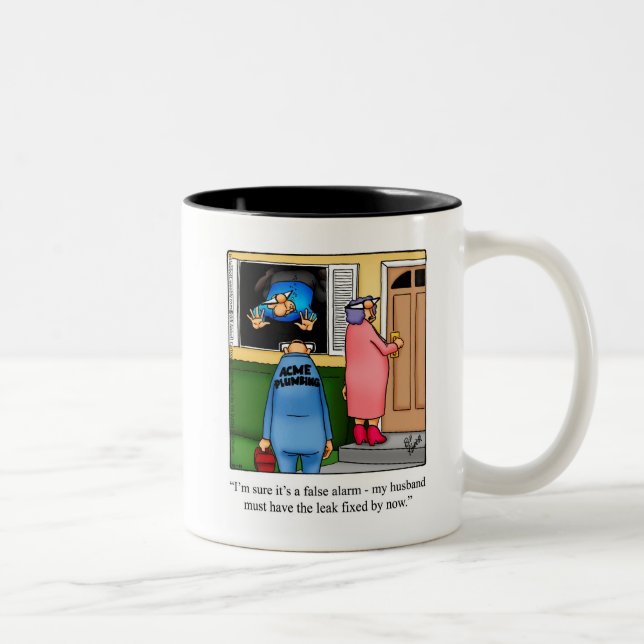 Plumber Humour Mug (Right)