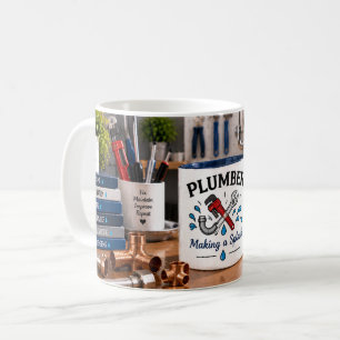 Plumber Making a Splash Mug