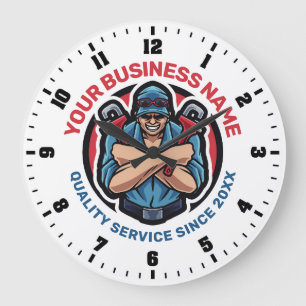 Plumber Personalizable Wall Clock