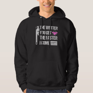 Plumber Pipefitter Adult Jokes Humourous Hoodie