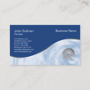 Plumber Plumbing Home Repair Business Card