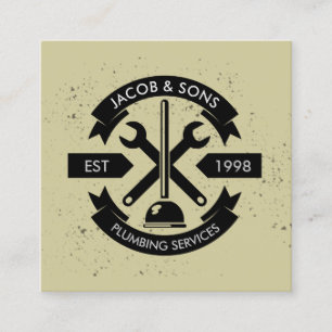 Plumber Plumbing Home Repair Business Card