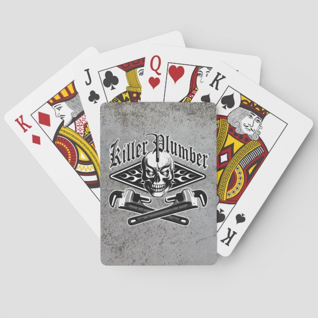 Plumber Skull: Killer Plumber 3.1 Playing Cards (Back)