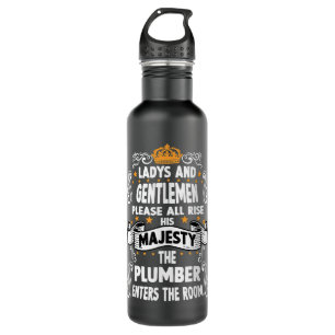Plumber T funny saying motif plumber 710 Ml Water Bottle