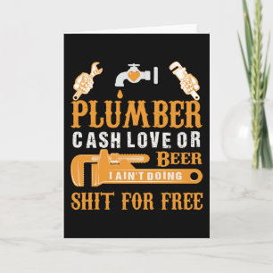 Plumber T-shirt Card