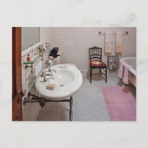 Plumber - The Bathroom Postcard