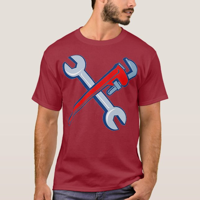 Plumber tools gift Pipefitter steamfitters T-Shirt (Front)