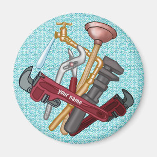 Plumber Tools magnet