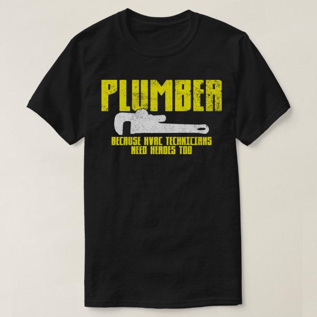 Plumber Vintage T-Shirt (Design Front)
