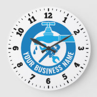 Plumber Wall Clock