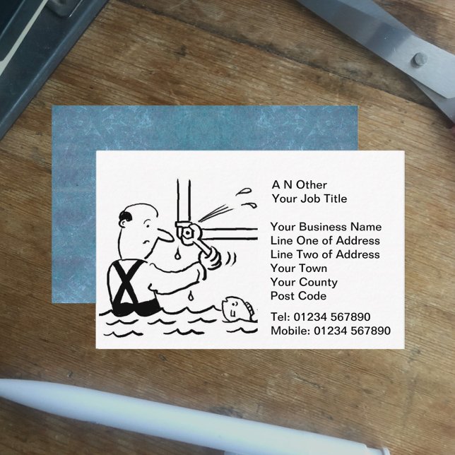 Plumbers and Plumbing Services Business Card (Creator Uploaded)