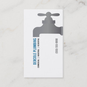 Plumbers Faucet Business Card