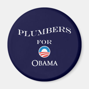 Plumbers for Obama Magnet
