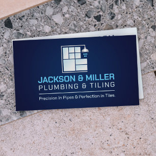 Plumbing and Tiling Services Business Card