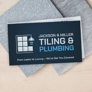Plumbing and Tiling Services Business Card