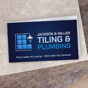 Plumbing and Tiling Services Business Card